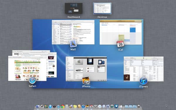 Mac OS X Lion desktop spaces 2 Mac OS X Lion tip: Getting the hang of desktop spaces in Mission Control