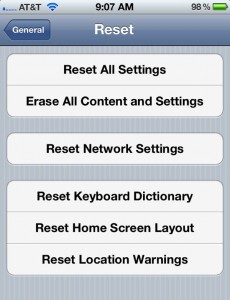 Wipe iPhone memory settings 230x300 How to wipe everything off your iPhone or Android phone (updated)