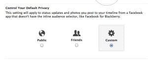 Facebook default privacy settings 300x125 6 must know privacy tips for Instagram newbies