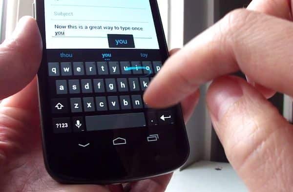 How to swipe to type on an Android phone Android tip: How to type with a swipe