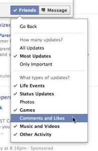 Facebook tip: 3 ways to declutter your news feed (updated) Facebook friend news feed settings 195x300 Facebook tip: 3 ways to declutter your news feed (updated)