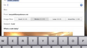 Image Size settings for email on iPad 300x165 iPad tip: How to shrink a photo before sending it via email