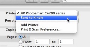 Send to Kindle from Mac Print menu 300x157 Mac/Windows tip: Send PDFs and other documents to your Kindle