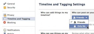 Facebook timeline who can post settings 300x111 Facebook tip: Block friends (and frenemies) from posting on your timeline