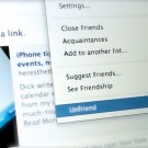 Unfriend a Facebook friend without really unfriending them