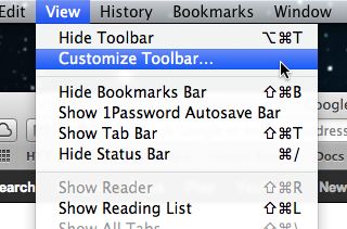 Mac customize toolbar option Mac tip: How to customize the buttons in program toolbars