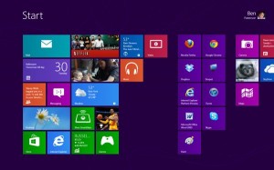 Windows 8 Start screen 300x187 Windows 8 tip: Skip the Start screen and boot directly to the desktop