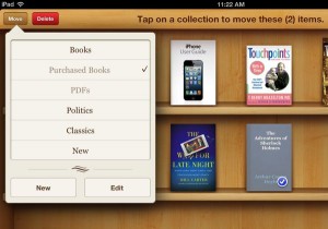 iPad create new iBooks collection 300x210 iPad/iPhone tip: How to create new collections for your iBooks