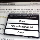 iPhone/iPad tip: Save web links for later, even when you're offline