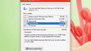 Windows delete temporary files