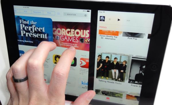 Swipe to switch iPad apps