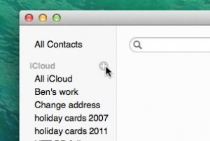 Creating contact groups on a Mac