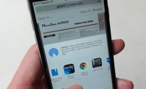 save PDF files - Menu of iOS apps that can open PDF files