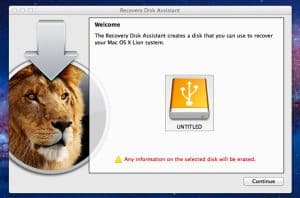 Got "Lion" on your Mac? Time to create a USB recovery disk