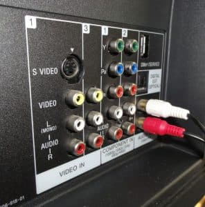 S Video and composite video inputs 296x300 How to connect your old VCR to a new HDTV (reader mail)