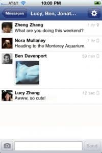 Facebook Messenger app for iPhone, Android: Instant group chat, plus a dash of GPS