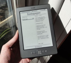 How to send articles saved with Instapaper to your Kindle