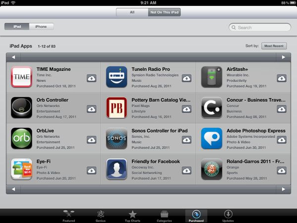 iPad re download apps How to re download purchased apps, music, and videos to your iPhone or iPad