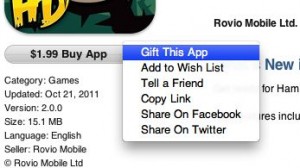 iOS gift app 300x168 How to give an iPhone, iPad, or Android app as a gift