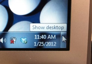 Aero Peek mouse hover 300x210 Sneak a peek at your Windows desktop with Aero Peek