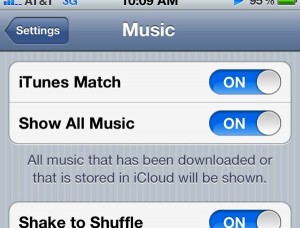 Bad battery life while shuffling music with iTunes Match?