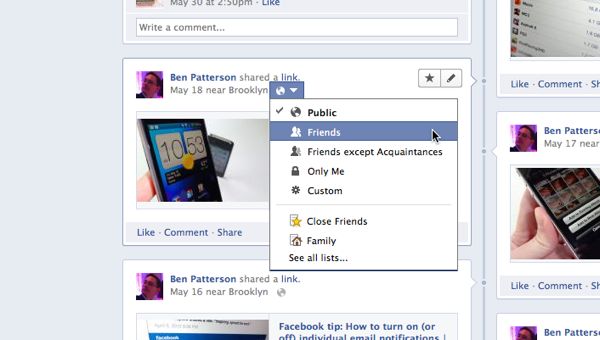 How to restrict access to all your old Facebook posts