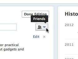 Edit personal info on Facebook