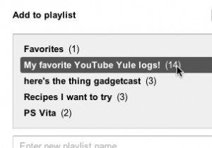YouTube add to playlist