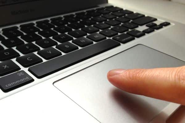 How to click with a tap on a Mac
