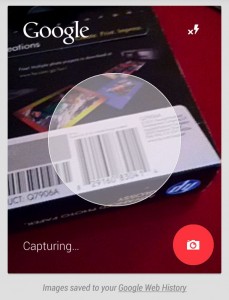 Android Voice Actions scan barcode