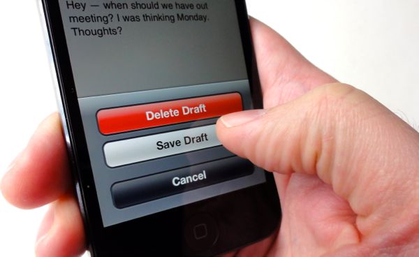 iPhone email drafts shortcut iPhone/iPad tip: A quicker way to get to your email drafts