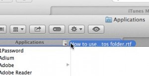 Mavericks drag files from one tab to another