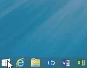 Windows 8.1 Start button
