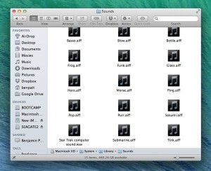Mac alert sounds folder