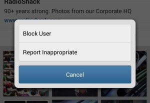 Block an Instagram follower