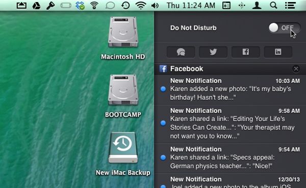 Mac tip: Set "Do Not Disturb" mode to turn on (and off) automatically