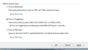 Windows Toggle Keys settings