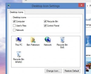 Hide Windows Recycle Bin