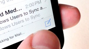 A quicker way to get to your iPhone email drafts