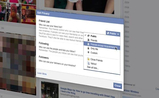 Facebook tip: How to keep your list of Facebook friends private