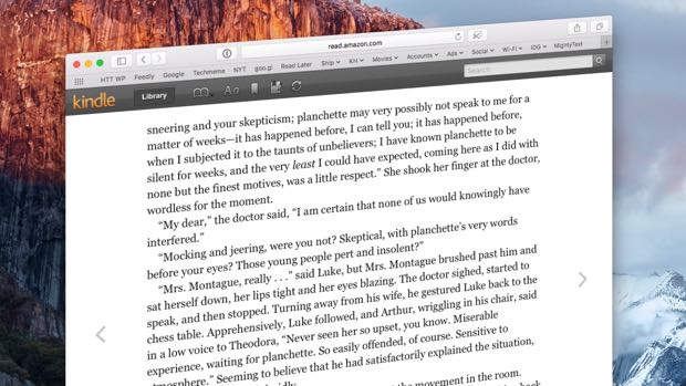 Amazon Cloud Reader lets you read Kindle books on the web