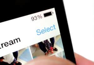 iOS Select button in Photos app
