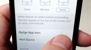 iOS 7 badge notification setting