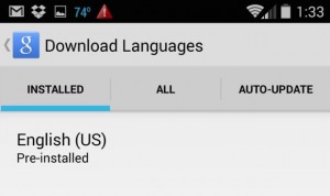 Offline speech recognition for Android