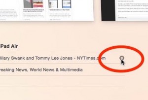 Close an open Safari tab remotely on a Mac