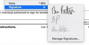 Mac Preview app signatures