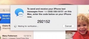 SMS Relay verification code