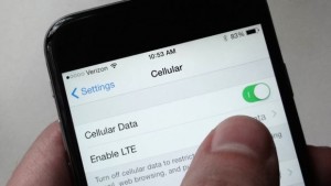 cellular data - You can turn the iOS Cellular Data setting off to be absolutely sure that you're not using LTE data at home, but there are better alternatives.