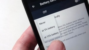 battery saver - Android Battery saver settings