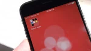 apple apps - Native iOS app folder on last home screen